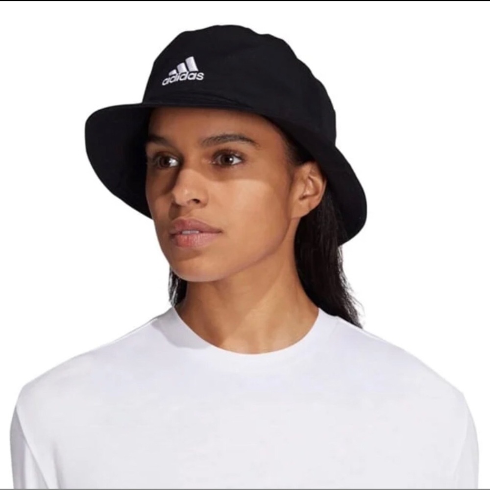adidas Essentials Plus Bucket Hat with Moisture-Wicking Sweatband